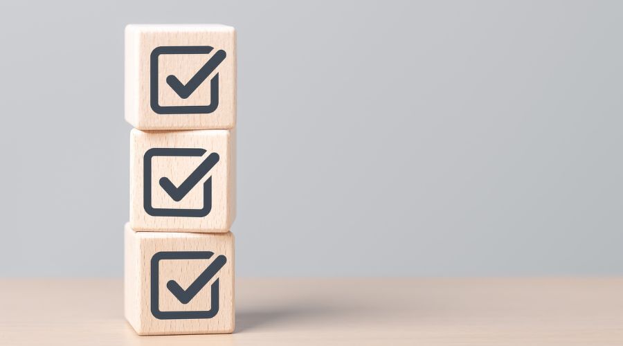 チェックボックスの積み木