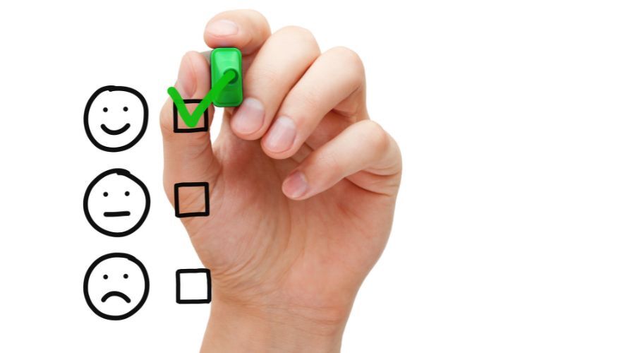 チェックを付けるイメージ