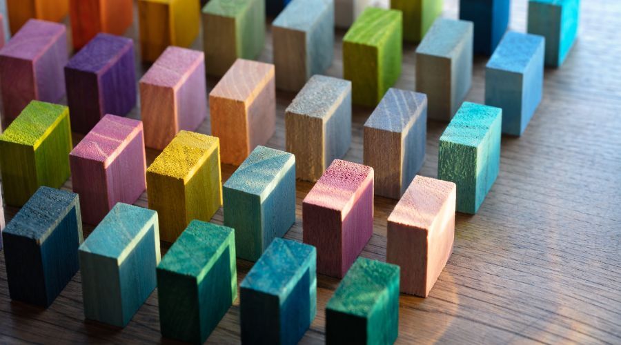 カラフルなブロック