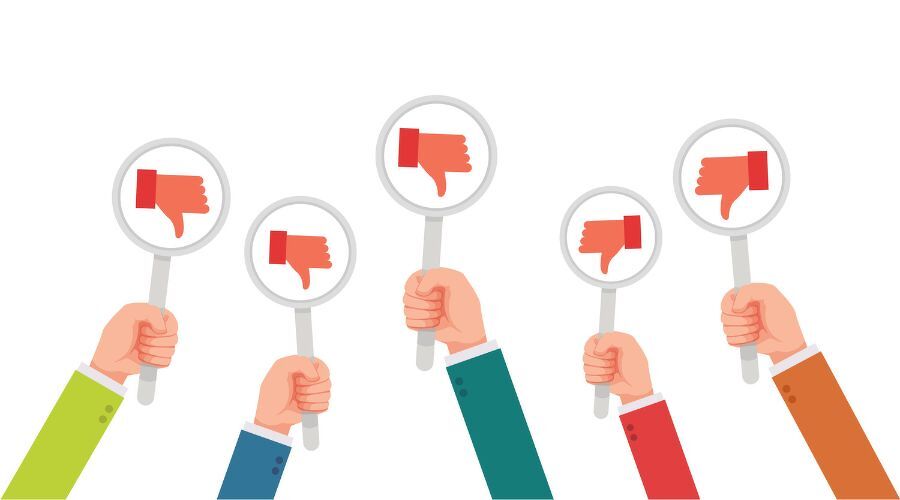 悪い口コミのイメージ