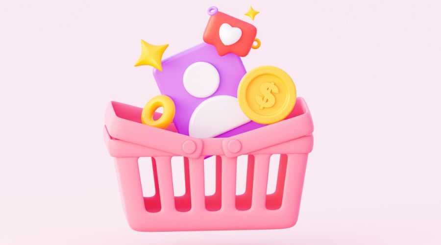 オンラインショップで商品を購入するイメージ