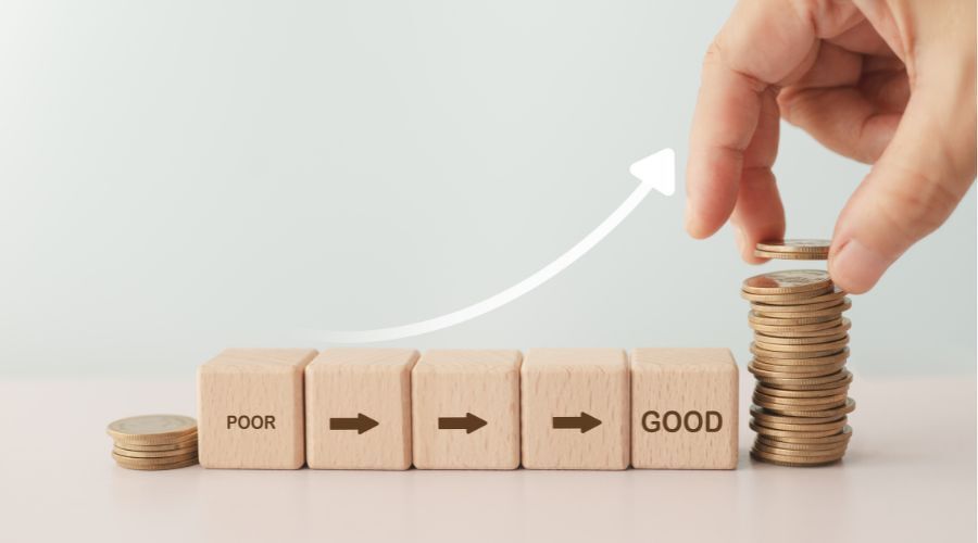 スコアが上がって売り上げも上がるイメージ