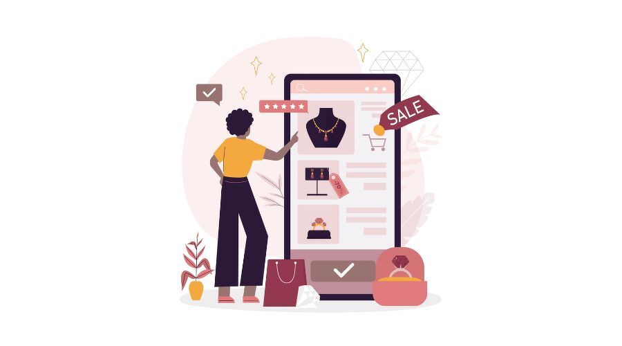 ECサイトのイメージイラスト