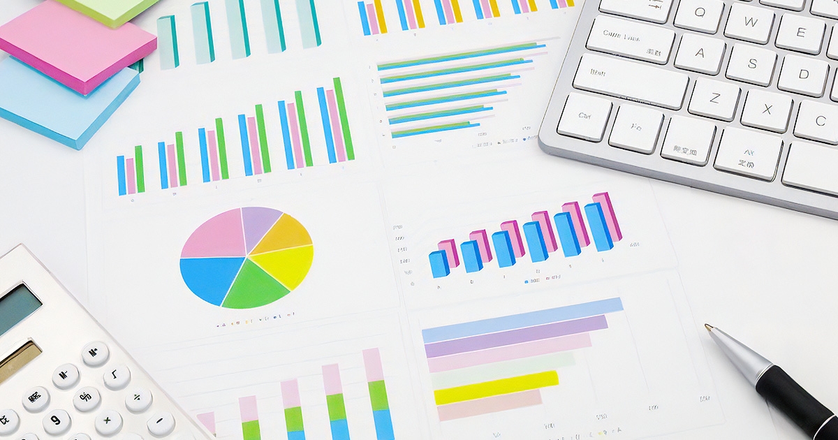 印刷されたグラフ