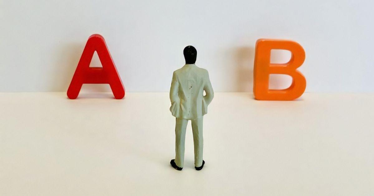 AとBの間で迷うミニチュア